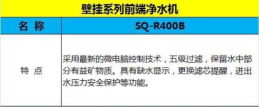 壁挂系列前端净水机介绍
