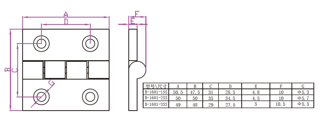 B-1601SS-P