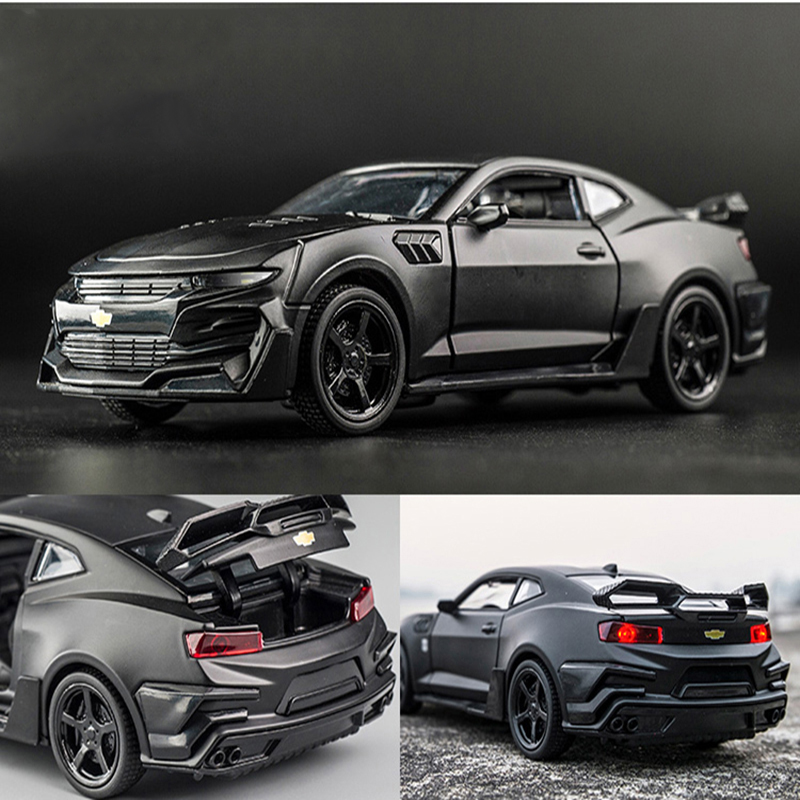 科迈罗-KIDAMI-Camaro-1-32-hohe-Simulation-Legierung-Diecast-Auto-Modell-Pull-Zur-ck-Sound-Licht-Sammlung-2