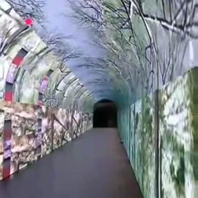 隧道屏互动