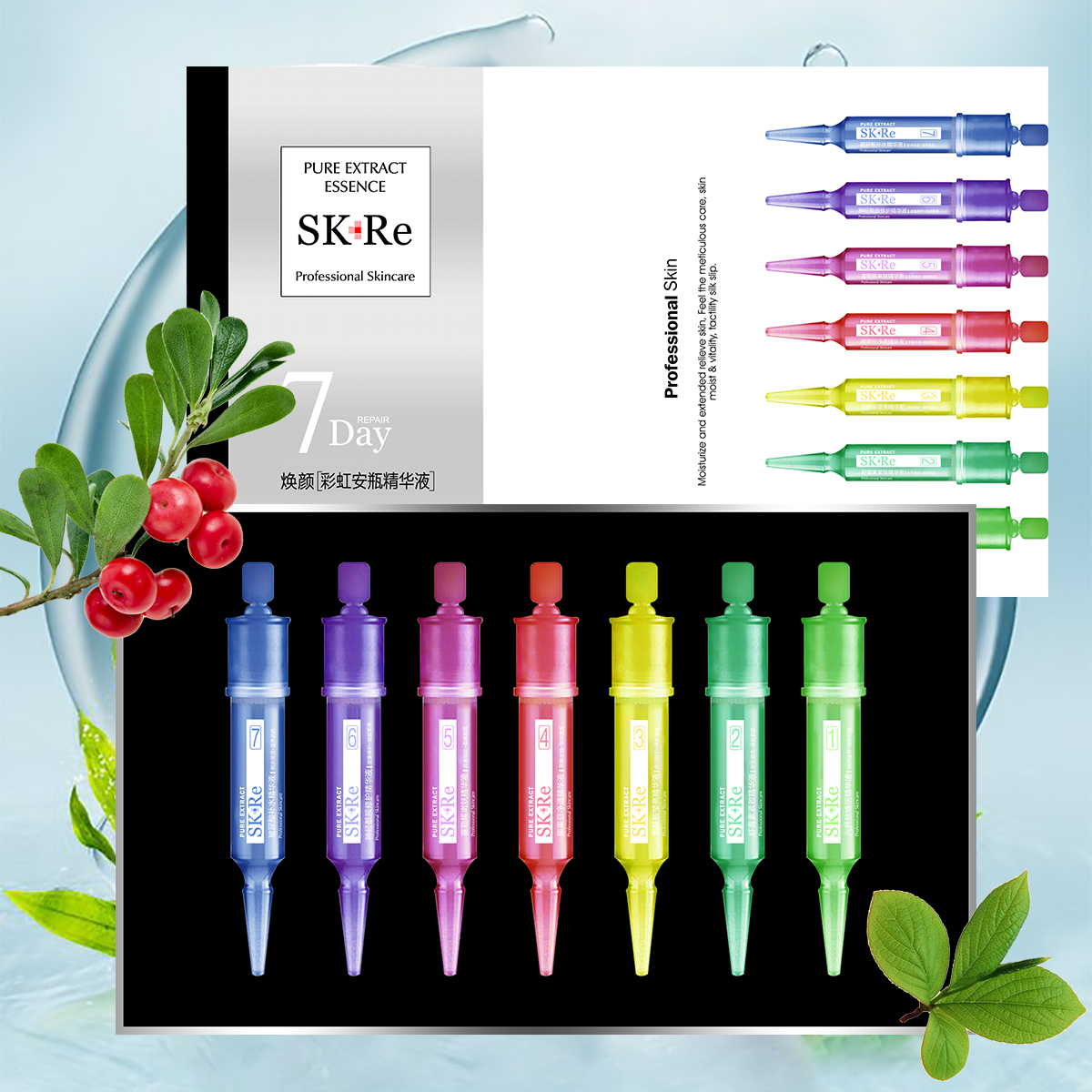 4ml×7支-卡秀7天焕颜彩虹安瓶精华液-详情页-主图-6