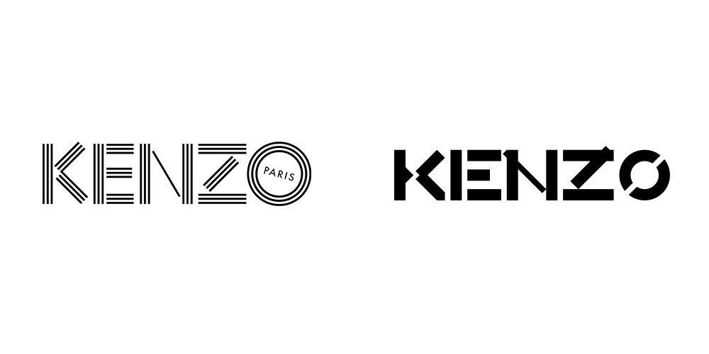 国际奢侈品牌kenzo启用新logo一起来欣赏一下吧