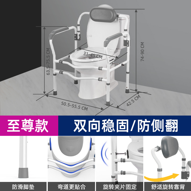 SKU-11-【至尊款】舒适版-双向稳固_靠背-灰色