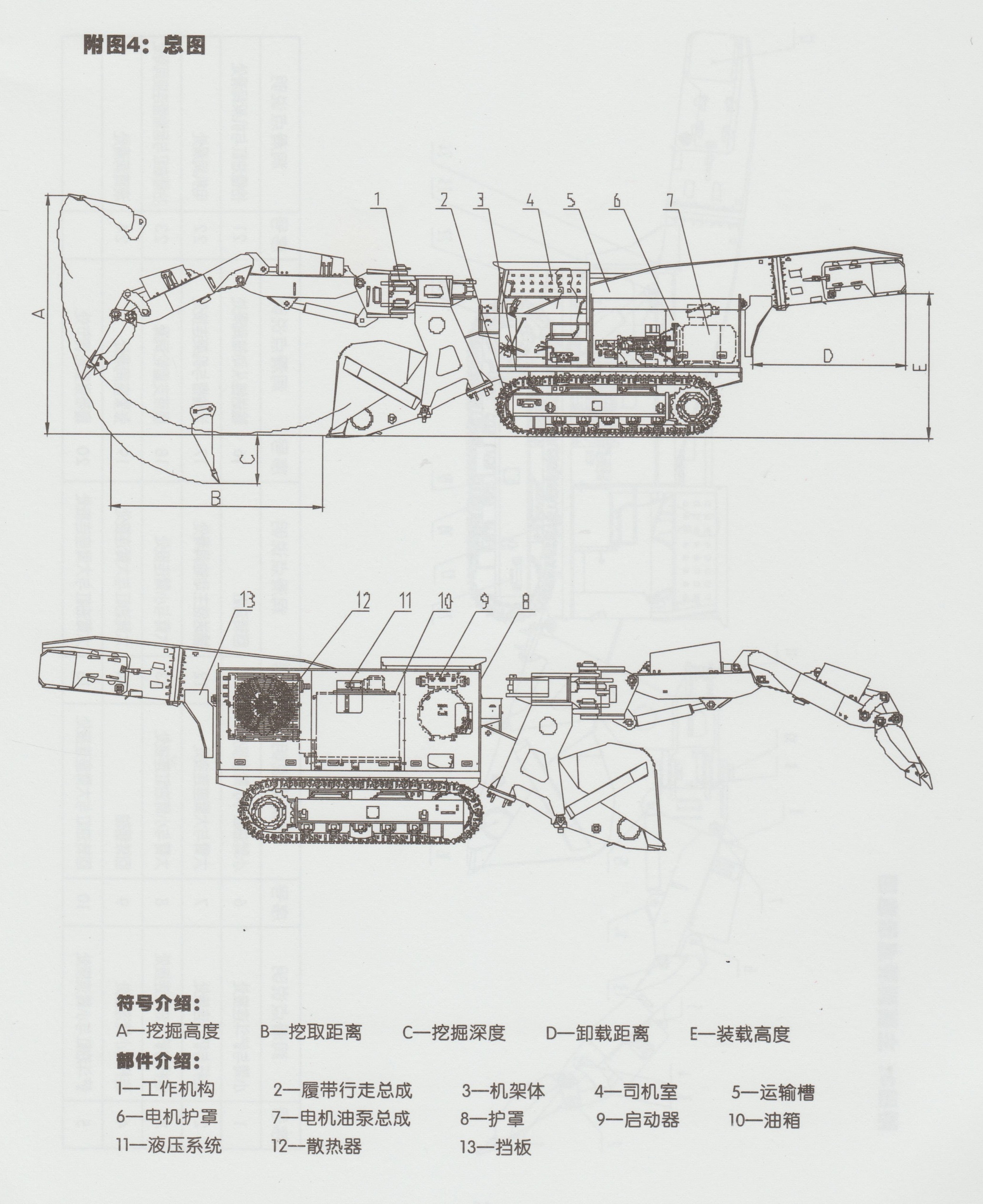 翻新二手扒渣机出厂总图2