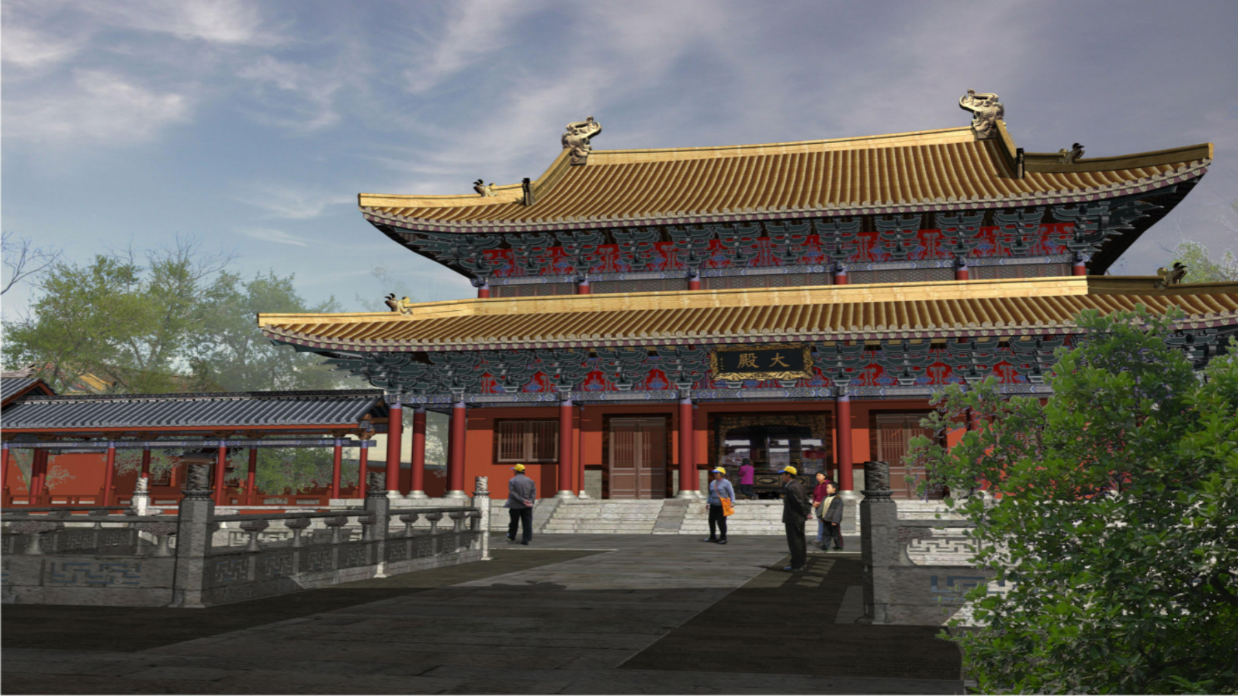 河南铁佛寺湖建筑规划设计方案