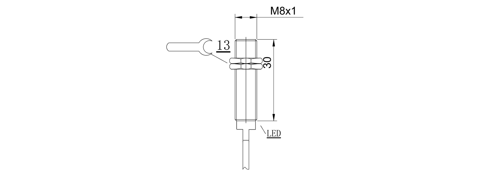 M8短壳体出线