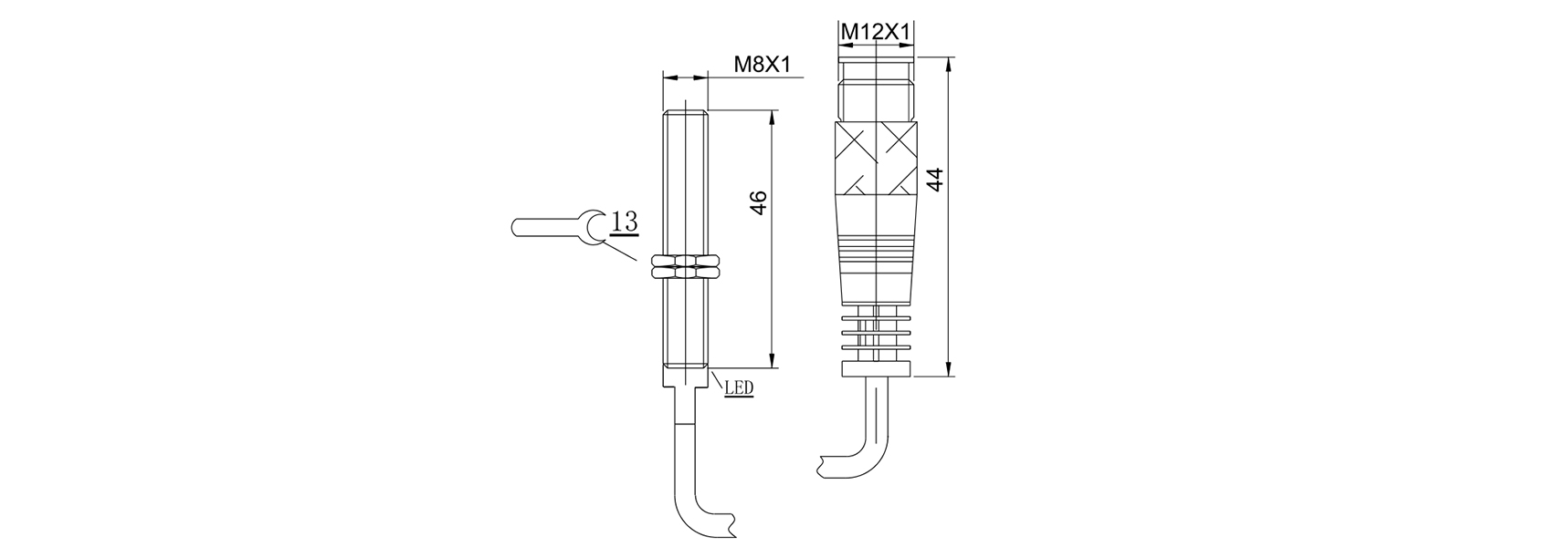 M8-P12猪尾插