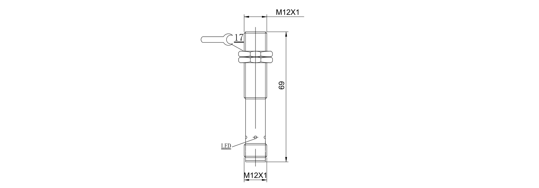 M12航插尺寸