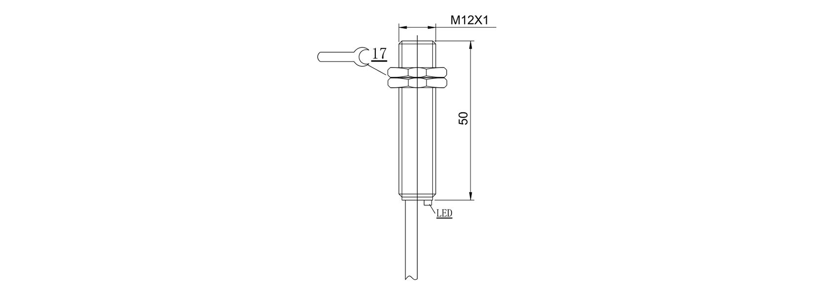 M12齐平防水耐油型接插件