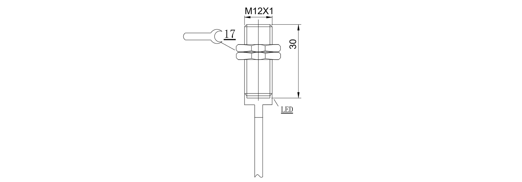 M12短壳体出线、