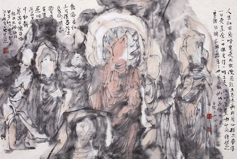 裴开元《敦煌之梦二》68x45cm2012年