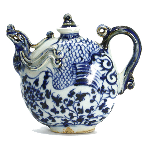 3.元青花凤首壶2