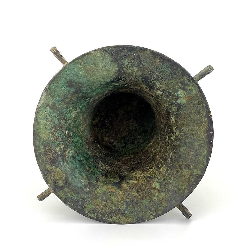 西周青铜饕餮纹出戟尊-中华艺术博物馆