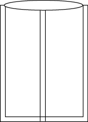 背缝袋