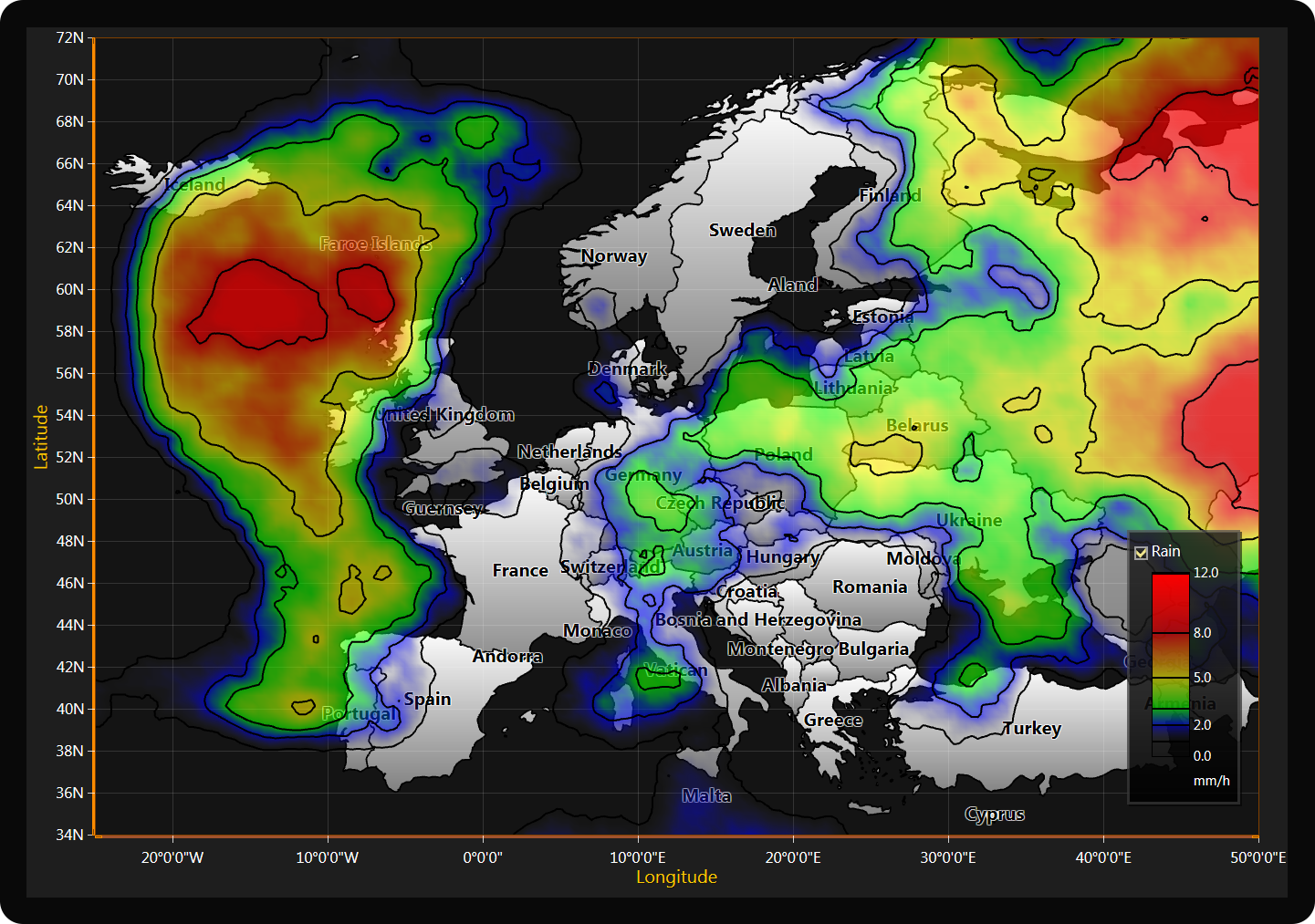 environmental-data-visualization-over-maps