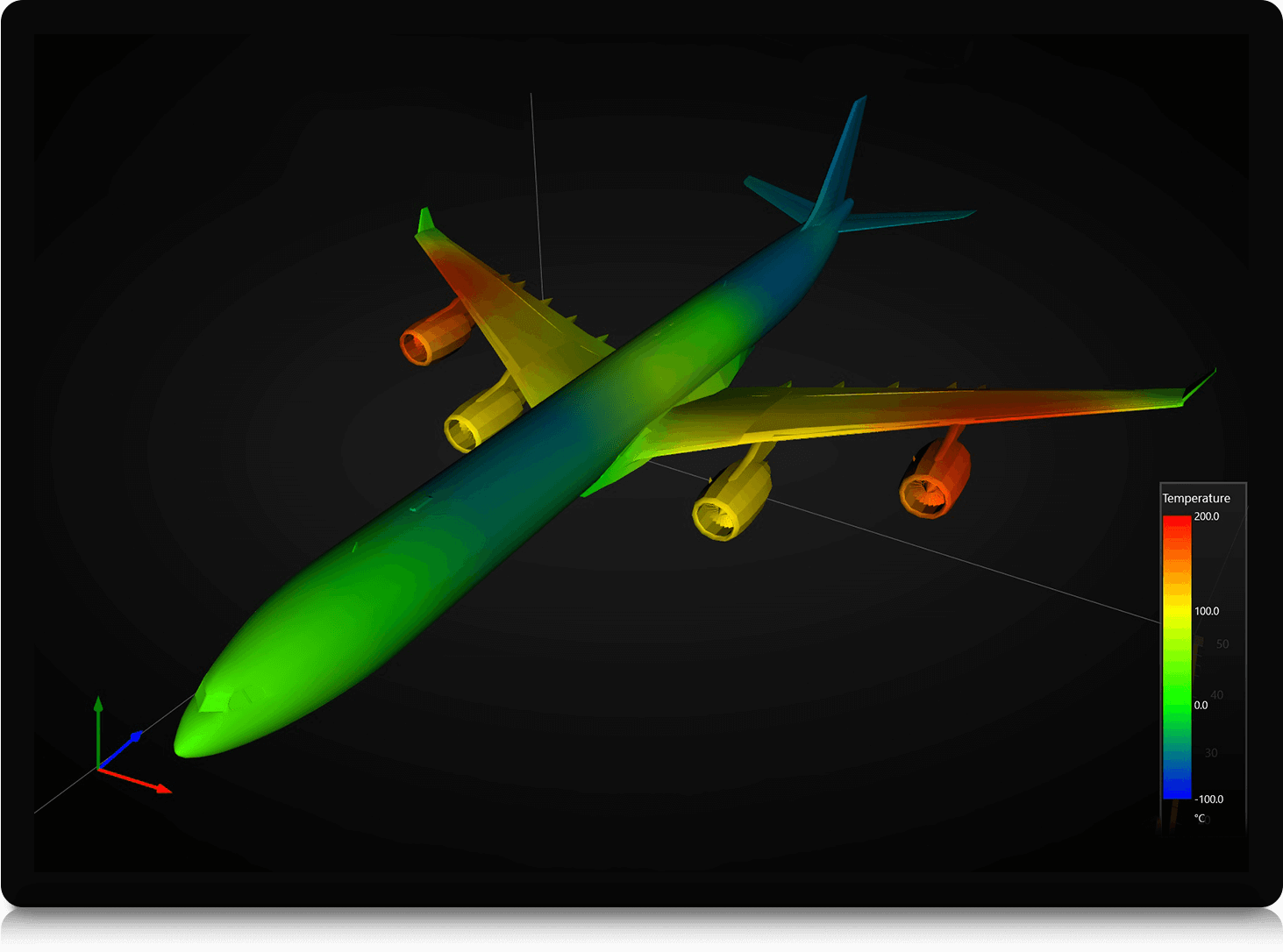 MeshModel-Airplane-LightningChart