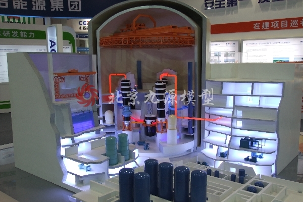 核能大型核电反应堆压力容器剖面模型-核