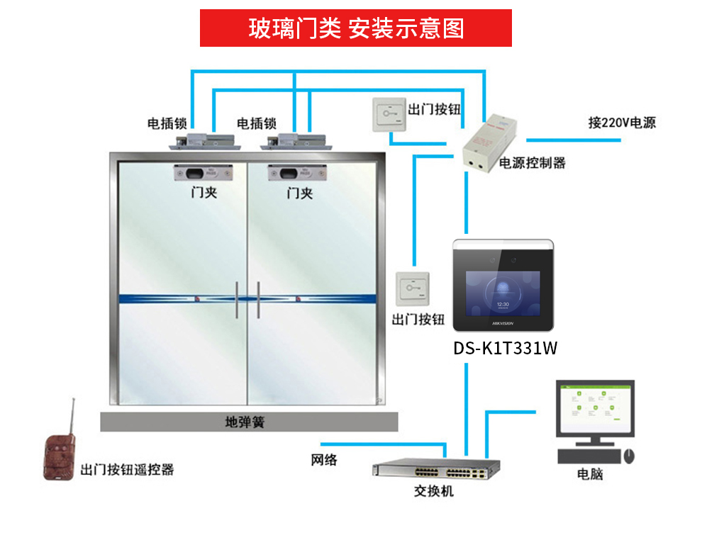 海康威视 k1t331w 人脸识别·门禁考勤机