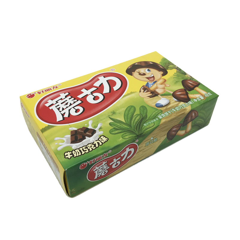 蘑古力好丽友牛奶巧克力味装饰饼干txm6920907808018