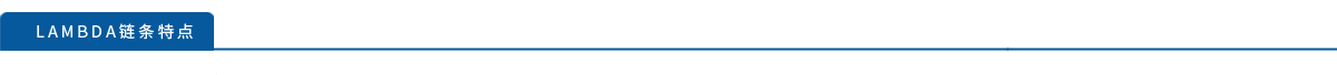 Lambda链条特点