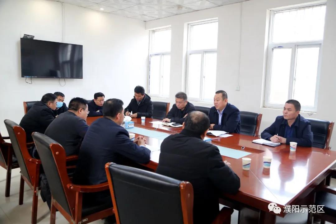 孔伟调研整村拆迁安置工作-濮阳示范区管委会