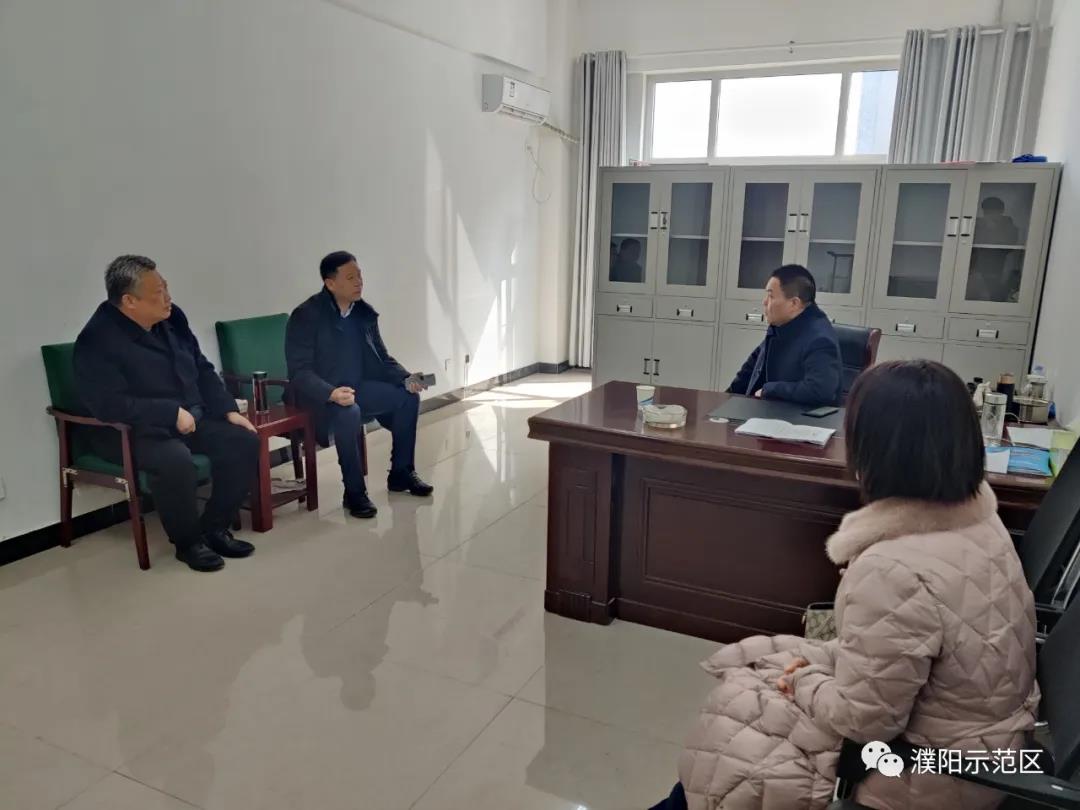 丁振强督导孟村拆迁安置工作-濮阳示范区管委会