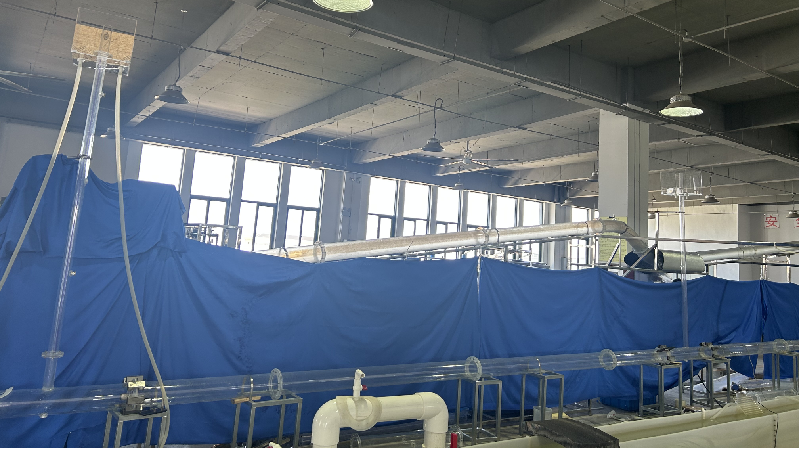 压力污水管道泥沙淤积分析物理模型实验平台2