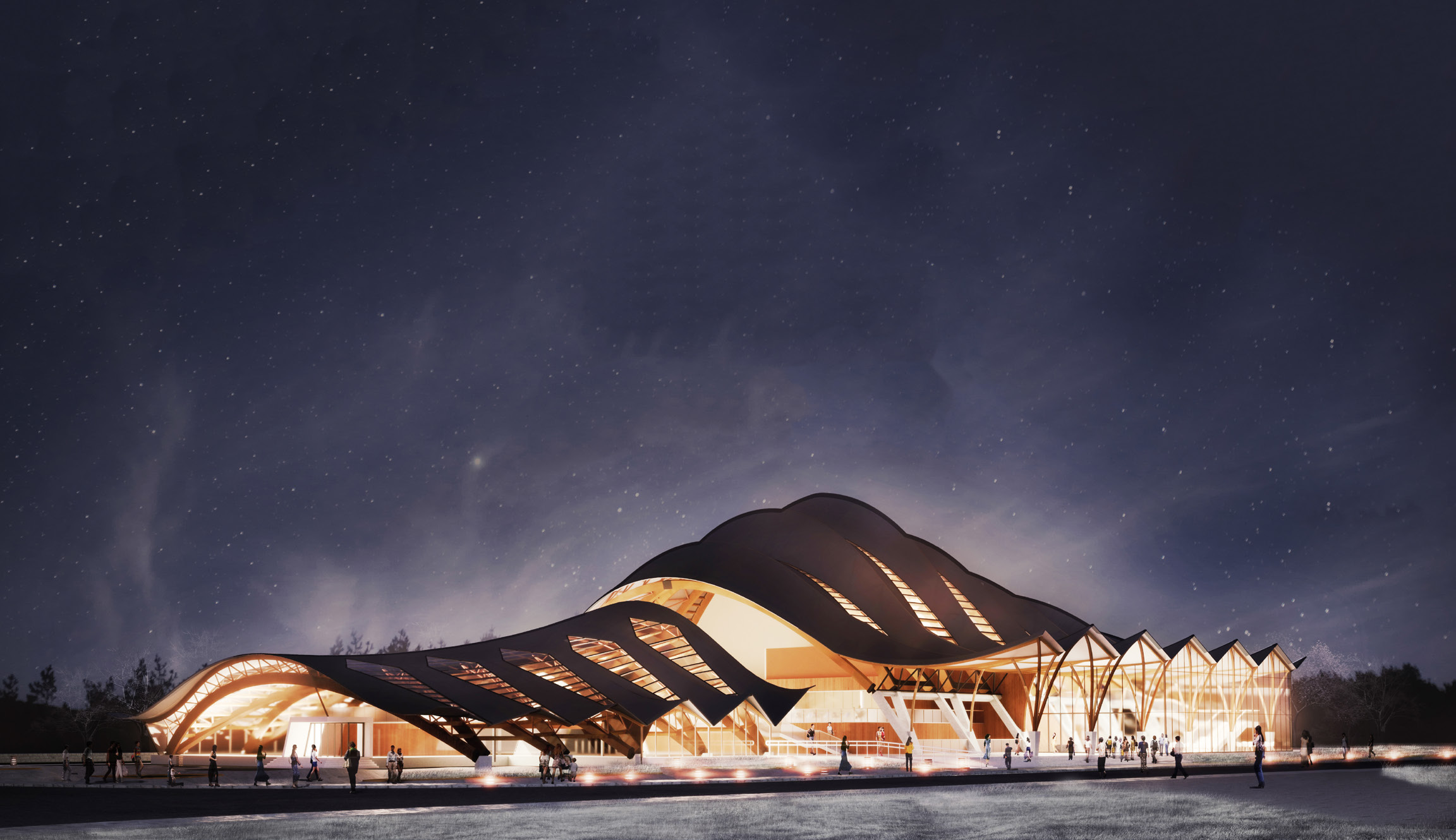  2019/03-2019/06    2019本科四年级大跨度建筑设计    2019 SENIOR UNDERGRADUATE,LARGE SPAN ARCHITECTURE DESIGN