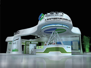 上海电气展台设计搭建