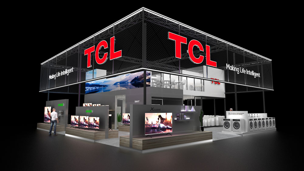 TCL展臺設計搭建