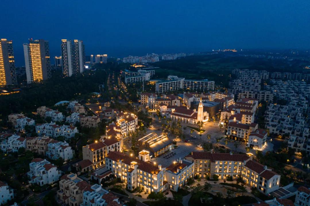 秦皇岛阿那亚南区整体灯光