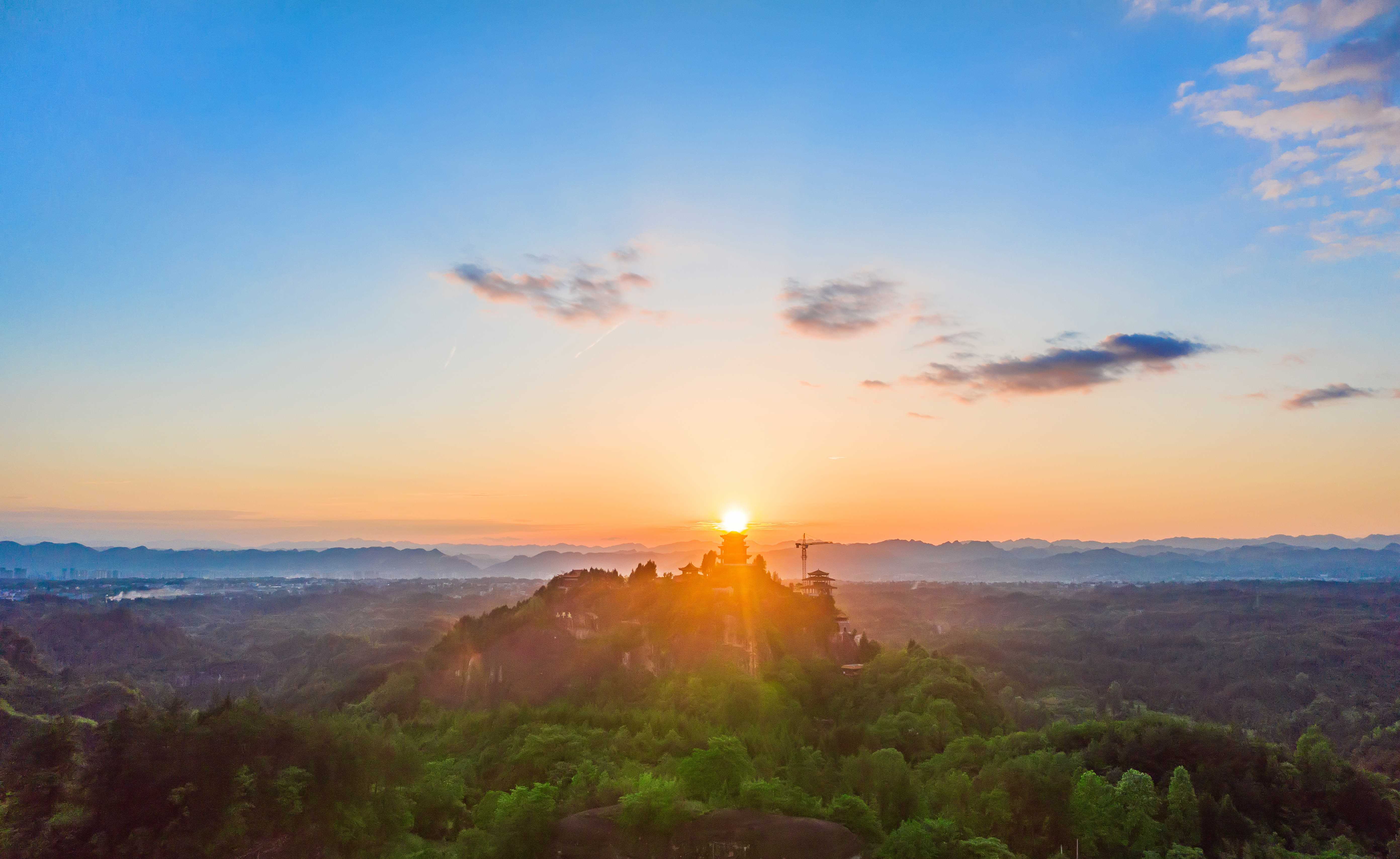 太平山夕阳