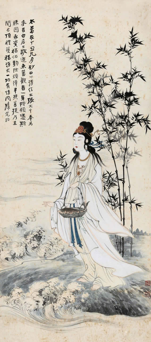 2017年张大千拍卖超千万的作品欣赏