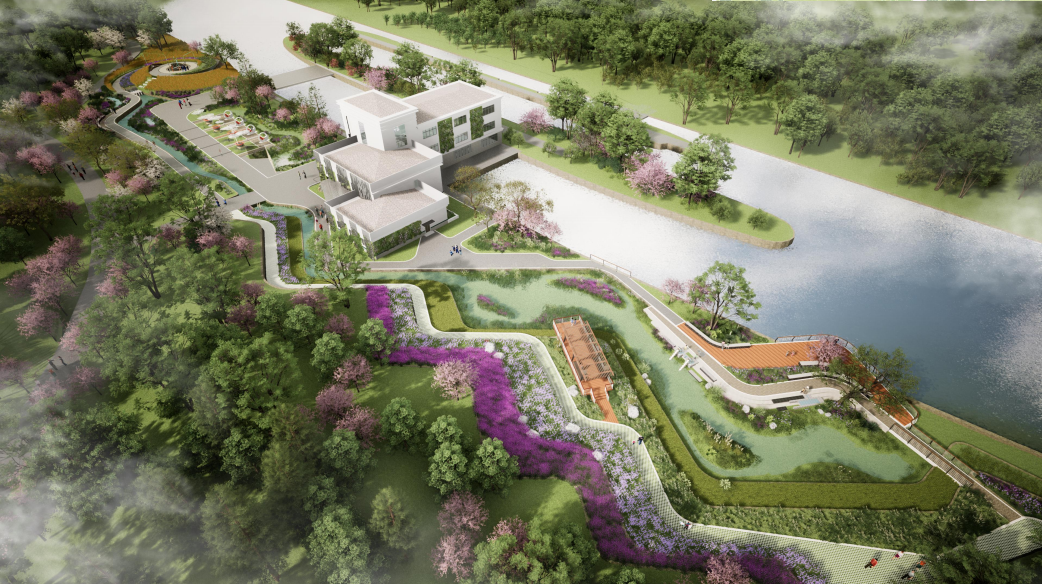 无锡伯渡河海绵城市展示区景观设计项目