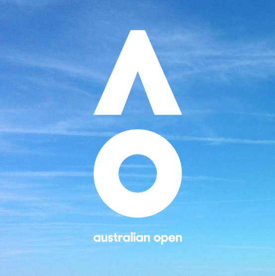 澳大利亚网球公开赛AO品牌logo设计