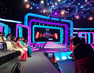 P3.91 indoor HD LED rental screen in India TV Show