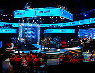 P6.25 indoor HD LED rental screen in Tunisia TV studio