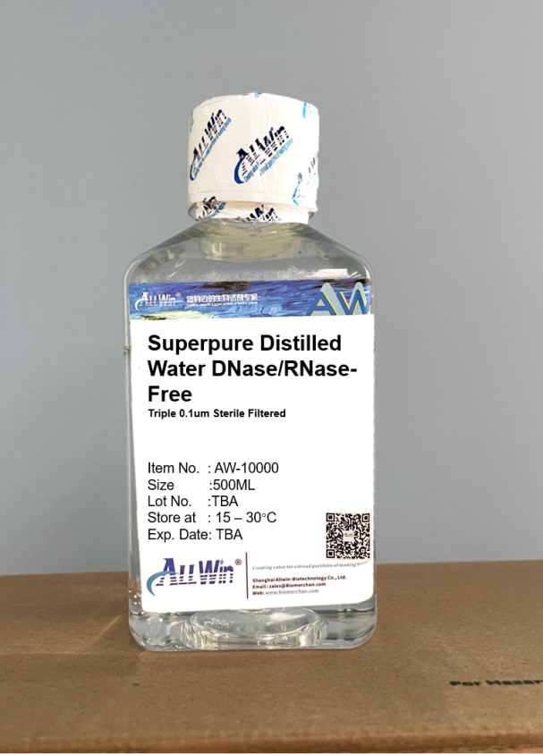 AW-10000SuperpureDistilledWaterDNaseRNase-Free超纯水不含DNA、RNA酶