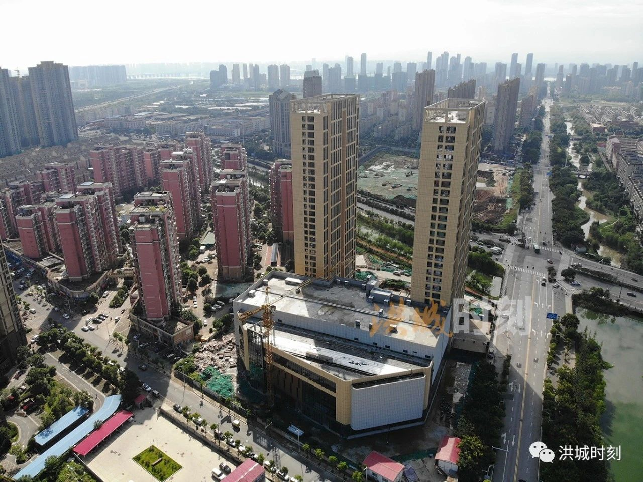 南昌朝阳新城城市万象广场即将完工!预计2021年开业!