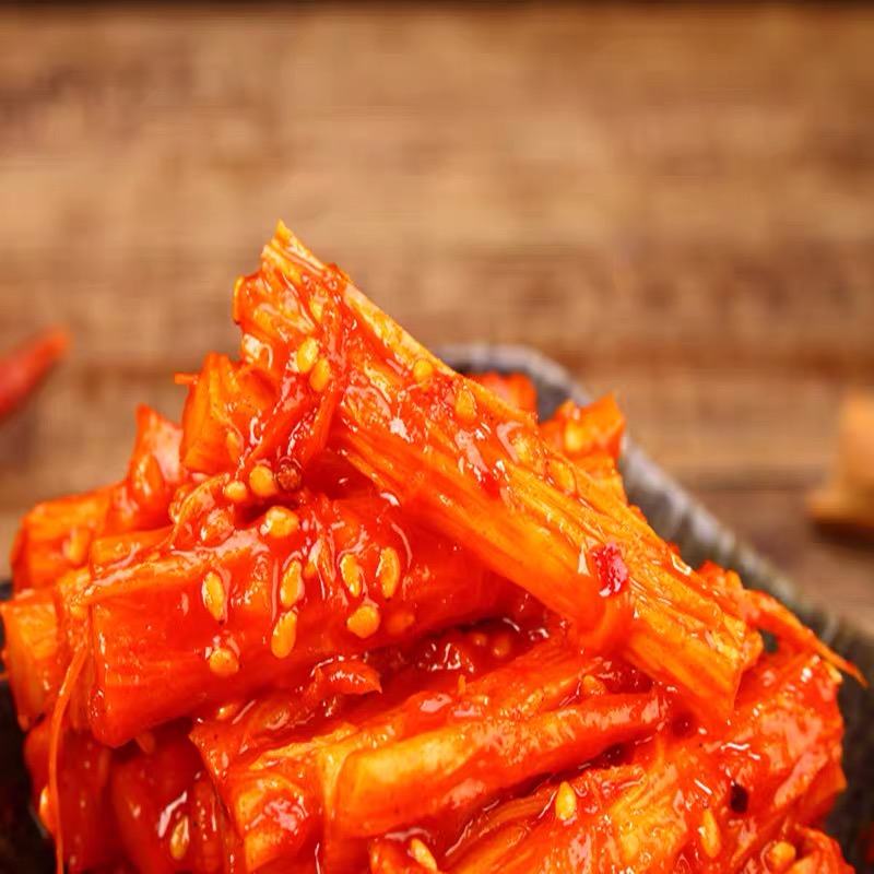 延边特产朝鲜族传统加工泡菜香辣牛蹄筋-吉林省隆明进出口贸易有限