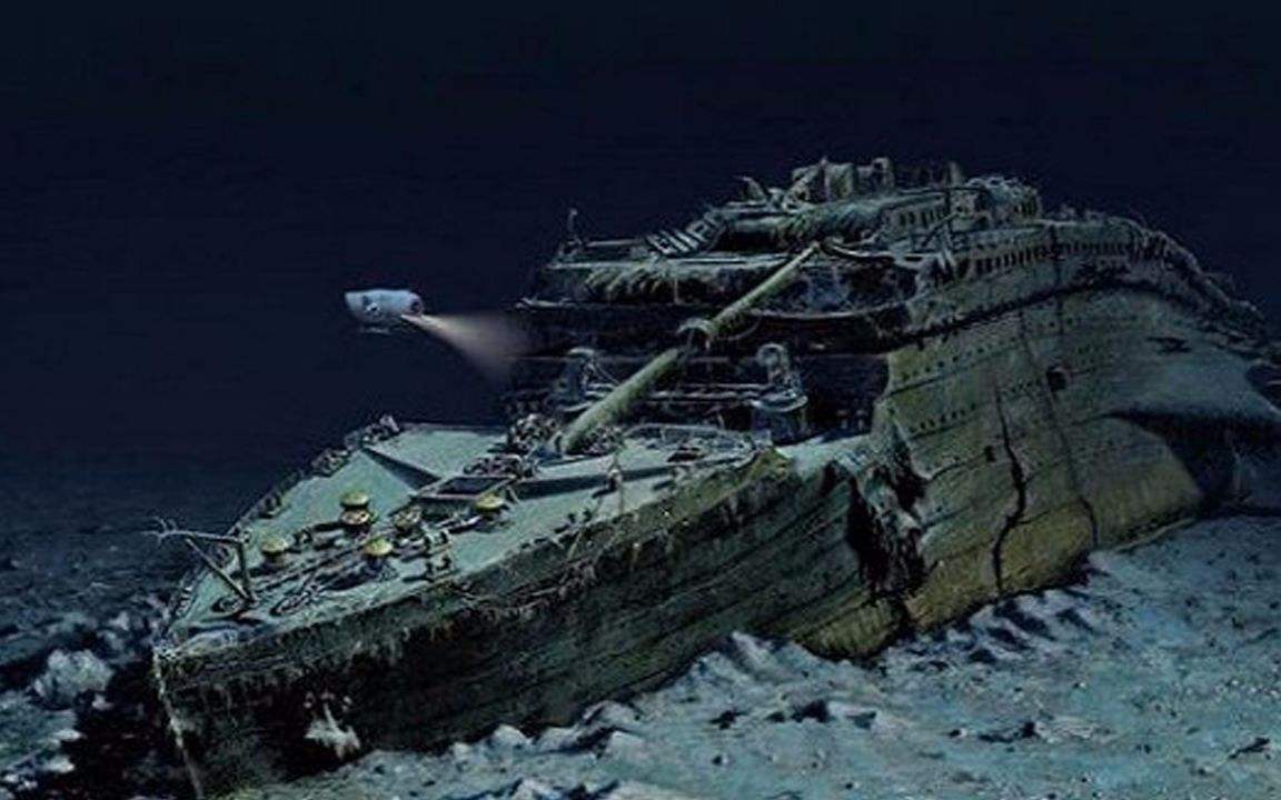 泰坦尼克号打捞图片