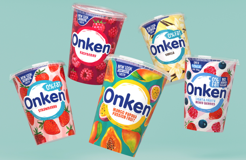 超级美味的水果酸奶包装设计ONKEN – 慢跑