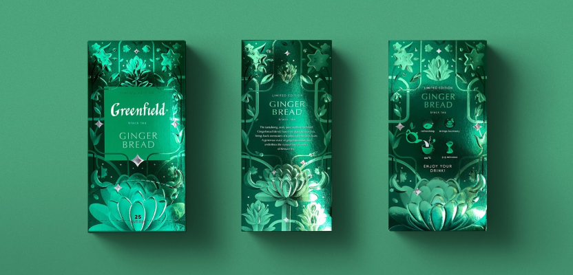 俄罗斯魔法森林-绿地限量版茶包装设计