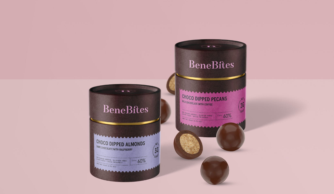 Benebites杏仁榛子和澳洲坚果包巧克力包装设计4