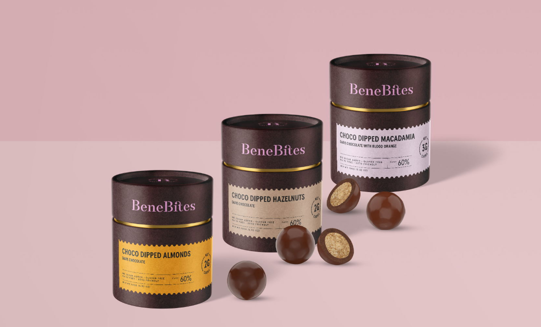 Benebites杏仁榛子和澳洲坚果包巧克力包装设计5