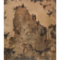 1_0019_迷狐LostFox井士剑JingShijian布面油画Oiloncanvas160×140cm2014