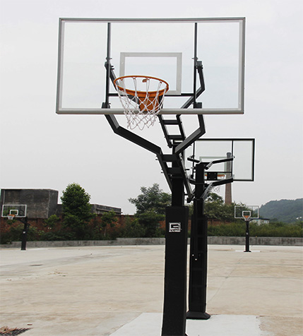 户外高度可调节篮球架