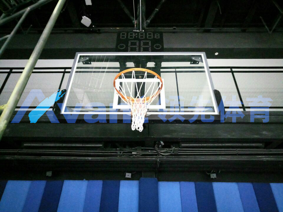 室内悬空式篮球架