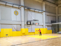 电动悬空折叠篮球架厂家