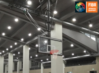 电动悬空折叠式篮球架